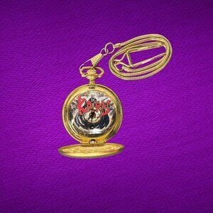 KARAS - 1.75" Gold Tone Pocket Watch - Karas Anime